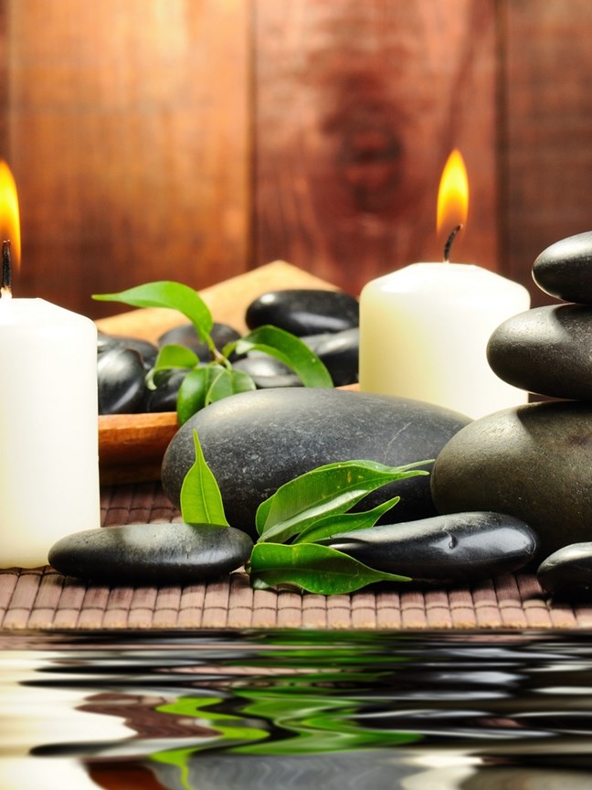 18 Mar 2014 02 54 50Stones Black Massage Spa Candles Water Bamboo Wallpapers 75